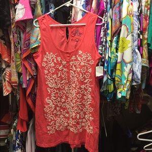 💗 NWT Johnny Was JWLA Dress Cover Up Large